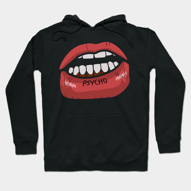 Psycho Mouth Hoodie by Kyra_Clay